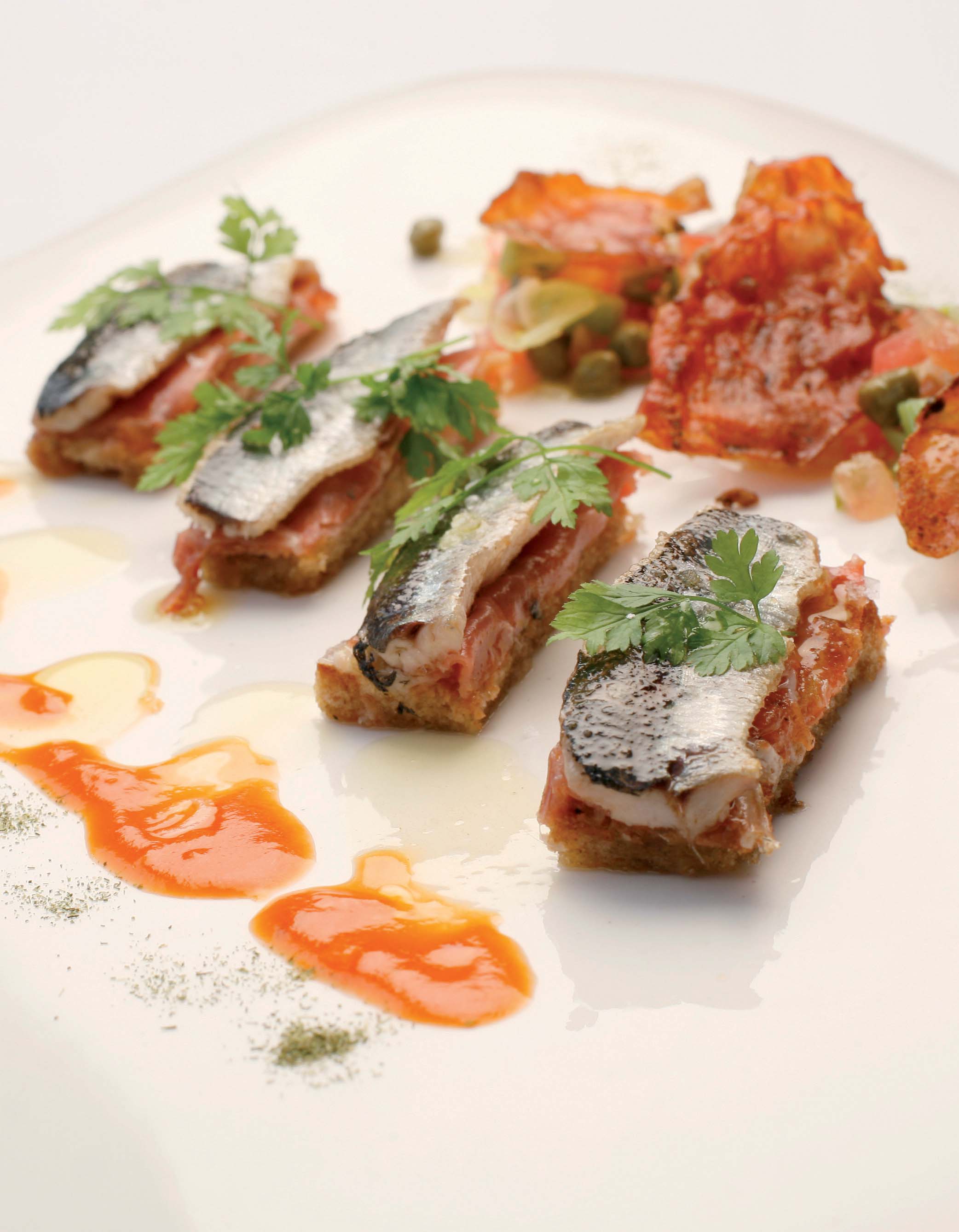 'Pa amb oli' de sardinas con Aceite de Mallorca - Recetas - Gastronomía - Islas Baleares - Productos agroalimentarios, denominaciones de origen y gastronomía balear